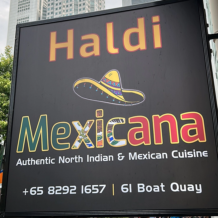 Vibrant dining ambiance at Haldi Mexicana a top spot for mini buffet catering singapore gatherings and events