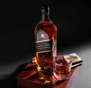 A bottle of aged single malt scotch whisky served at western restaurant Singapore Haldi Mexicana