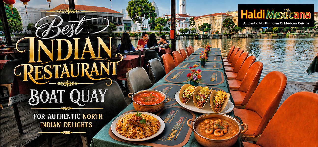 Haldi Mexicana offers Indian buffet catering Boat Quay for corporate events, parties, and special celebrations